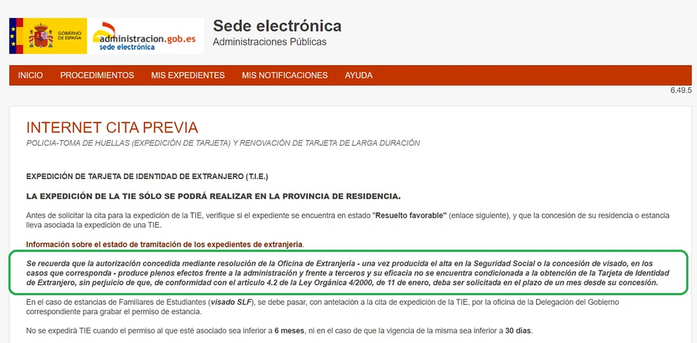 Official Notice on TIE-Appointments