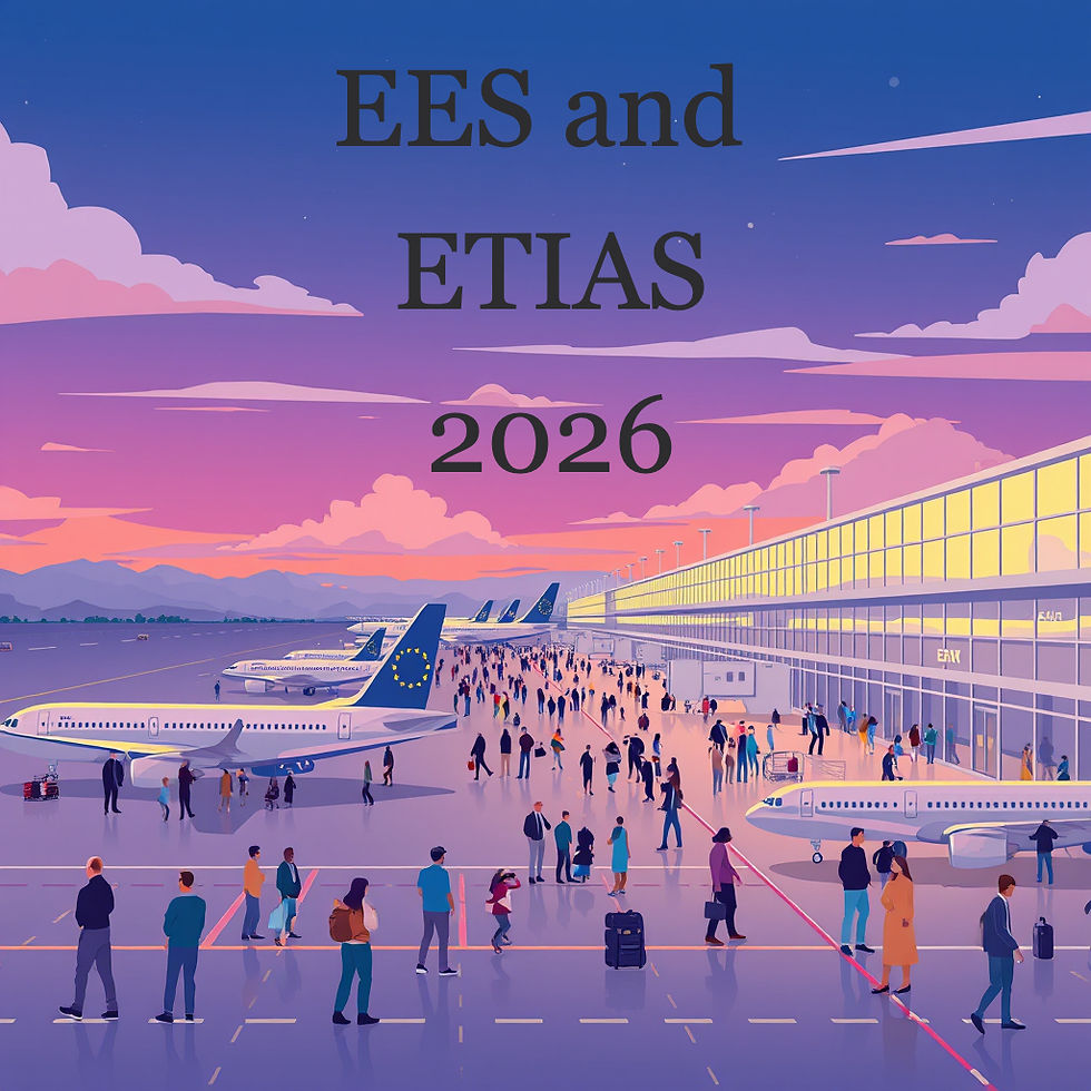 Busy Schengen Country Airport due to EES and ETIAS in 2026